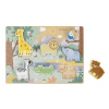 eliNeli Drevené vkladacie puzzle - zvieratká v ZOO