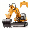 KOPARKA ZDALNIE STEROWANA GĄSIENICOWA BULDOZÉR 2v1 METAL DARČEK NA DIAĽKOVÉ OVLÁDANIE