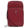Dámska kabelka na mobil a doklady Hexagona Diana - tmavo červená