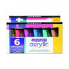 Akrylové farby Daler-Rowney metalické 75ml/12 sada