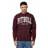 Pitbull West Coast mikina pánska NORTON Crew burgundy Veľkosť: M, Farba: bordová