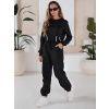 Dámska tepláková súprava GIRLCODE Dstreet AY1159 - výpredaj Farba: Čierna, Veľkosť: XL