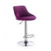 Barová stoličky Apolo Velur Fuksia
