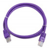 Gembird PP12-0.25M/V UTP Cat5e Patch, 0,25m, fialový
