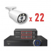 Techage IP – 22 kamerový set 5 MP BULLET-WLI