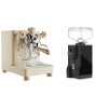 Lelit Bianca PL162T V3, gold + Eureka Mignon Specialita, BL black