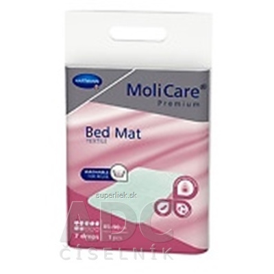 MoliCare Premium Bed Mat Textile 7 kvapiek 85x90cm textilná absorpčná podložka 1x1 ks, 4052199511450