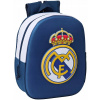 Predškolský ruksak jednokomorový Real Madrid Safta pre chlapcov, dievčatá, modrý
