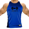 Pánske fitness tielko RANGER™, motív MONSTA - modré L Modrá