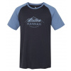 Pánske merino tričko Hannah Taregan asphalt/blue shadow XL