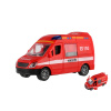 Teddies Auto hasiči plast 12 cm na zotrvačník
