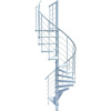 Minka STAIRS Kombinované točité schodisko Venezia Smart biela/biela pr. 160 cm