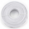 KABEL TELEFONNY RJ11 100m 4-drot biely TC1000S-100M