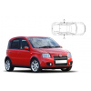 Slnečné clony na okná - FIAT Panda hatchback (2003-2012) - Len na bočné stahovacie sklá