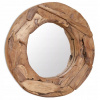 Zrkadlo - vidaXL Dekoratívne zrkadlo Teak 60 cm (Zrkadlo - vidaXL Dekoratívne zrkadlo Teak 60 cm)