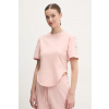 Bavlnené tričko adidas by Stella McCartney dámske, ružová farba, JJ2553 L