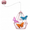 Závesné svietidlo Spider BUTTERFLY 1 PINK - plechovka LED (Závesné svietidlo Spider BUTTERFLY 1 PINK - plechovka LED)