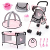 Bayer Design Golfový Buggy set ružová/sivá