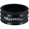 Force Dištančná podložka 15590 A-Head 1 1/8 Al 1 ks 15 mm čierna