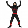 Kostým pre chlapca - Knightský kostým Warrior Ninja Black 110-116 cm (Kostým pre chlapca - Knightský kostým Warrior Ninja Black 110-116 cm)