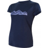 Dámské merino triko SENSOR Active Pt Mountains deep blue Velikost: L, Barva: Modrá