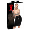 LATE X - Latexová priliehavá sukňa po kolená, čierna, L
