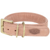 Obojok PURE kožený, XS-S: 27-34 cm/25 mm, ružová