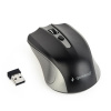 GEMBIRD myš MUSW-4B-04-GB, šedo-černá, bezdrátová, USB nano receiver MUSW-4B-04-GB