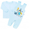 2-dielna dojčenská bavlnená súpravička New Baby Malý rytier - 80 (9-12m)