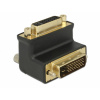 Delock 65866 DVI adaptér [1x DVI zástrčka 24+1-pólová - 1x DVI zásuvka 24+5-pólová] čierna; 65866