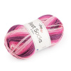 Stoklasa Pletací příze Best Socks samovzorovací / ponožkovka 100 g - 25 (7406) růžovofialová