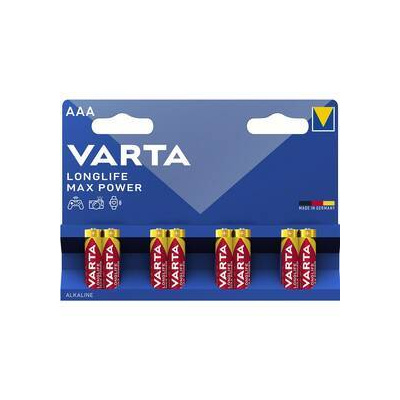 Batéria alkalická Varta Longlife Max Power AAA, LR03, blister 8ks (4703101418)