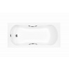 BESCO ARIA PLUS 130 x 70cm vaňa obdĺžniková s držadlami, akrylátová, biela lesklá, #WAA-130-PU