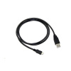 Kabel C-TECH USB 2.0 AM/Micro, 1m, černý (CB-USB2M-10B)