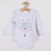 NEW BABY Body s potlačou New Baby Vyzerám ako ANJELIK, ale hnevám ako ČERT - 50