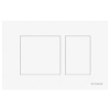 SCHWAB CERES ovládacie tlačidlo, 246x159 mm, biela lesk P67-0130-0250