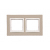 Kontakt Simon 2-rámček Simon54 NATURE svetlý betón/biela betónový DRN2/91