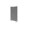 Akustická deliaca stena, rovná, 1000 x 25 x 1800 mm, sivá