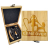 Sablio Darčeková sada na víno Game over: 147×168×49 mm