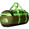 The North Face Base Camp Duffel M - Forest Olive/Safety Green/TNF Black 71 L