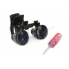 ZľAVA Binokulárna okuliarová lupa 3.5x 420mm, pre detailnú prácu - nastaviteľná