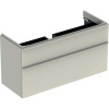 Geberit Smyle Square Skrinka pod umývadlo,1184x470x617mm, 2 zásuvky, závesná, pieskovosivá GEB 500.355.JL.1