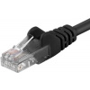 PremiumCord sputp02C patch UTP, RJ45-RJ45, level 5e, 2m, černý