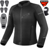 Motocyklová bunda Shima X-Mesh 2.0 veľ. L čierna