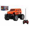 Teddies Auto RC mini truck plast 12cm 27MHz na batérie so svetlom oranžové