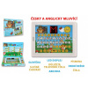 Teddies Náučný tablet múdre sovy dvojjazyčný CZ+AJ 24x19x2 cm