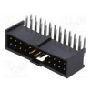 Socket rectangular male C-Grid III 2.54mm PIN 24 THT