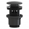 CERANO - Umývadlový výpust - 5/4“ click-clack s prepadom - plast - 35/50mm - čierna matná
