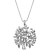 Hot Diamonds Luxusný strieborný náhrdelník so stromom života Jasmine DP700