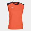 ECO CHAMPIONSHIP RECYCLED TANK TOP dámsky dres bez rukávov oranžová fluo L